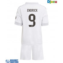 Real Madrid Endrick #9 Domaci Dres za djecu 2025-26 Kratak Rukav (+ Kratke hlače)